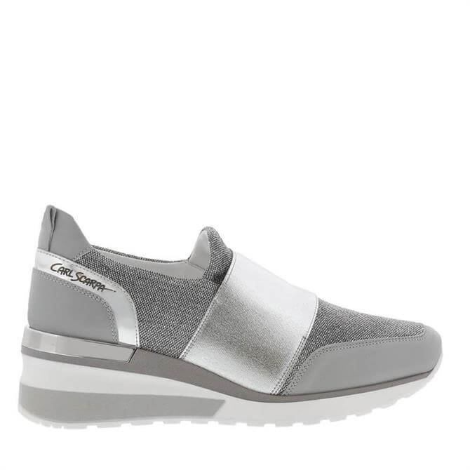 Carl Scarpa House Collection Neralina Silver Trainers